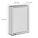 Ver imagem 3 de Armário para Banheiro de Sobrepor 35x45x11,5cm Lbp12/s - Astra