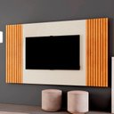 Ver imagem 1 de Painel Ripado para TV até 65 Polegadas 100% MDF 237CMX135CM Piazza Marrom