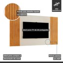 Ver imagem 7 de Painel Ripado para TV até 65 Polegadas 100% MDF 237CMX135CM Piazza Marrom