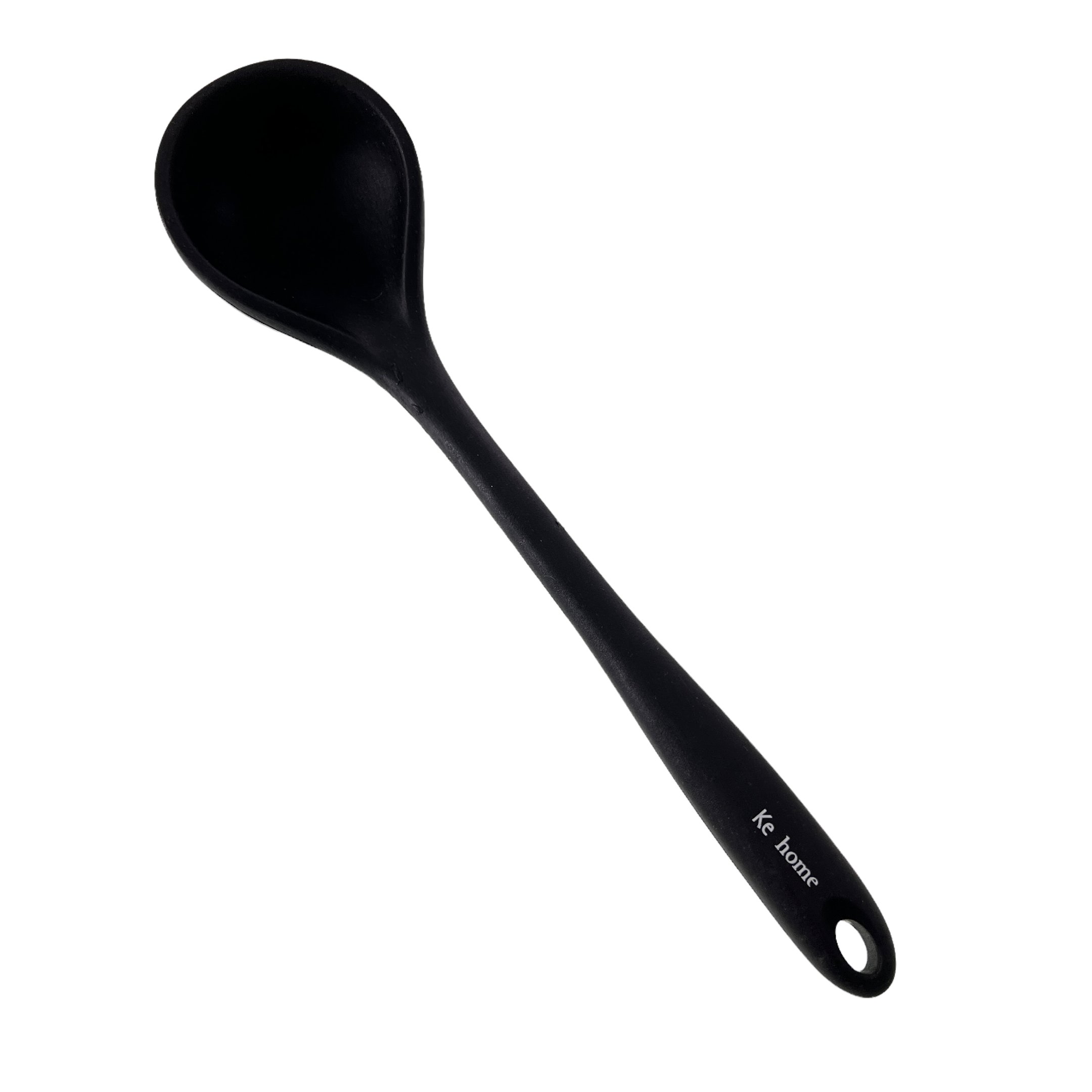 Concha De Feijão Sopas Caldos Em Silicone Utensílio De Cozinha Para Servir Preta