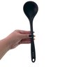 Concha De Feijão Sopas Caldos Em Silicone Utensílio De Cozinha Para Servir Preta - 6