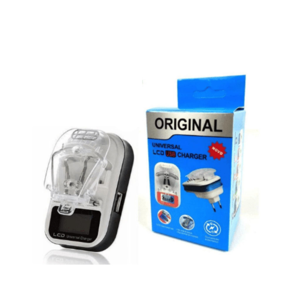 Carregador Universal para Baterias Celular e Câmeras Preto - 2