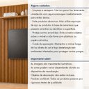 Ver imagem 7 de Painel Ripado para TV até 75 Polegadas 100% MDF 228CMX250CM sem LED com Prateleira Paris Marrom