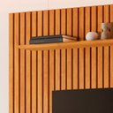 Ver imagem 7 de Painel para TV até 75 Polegadas 100% MDF 228cm X 250cm Ripado sem Led com Prateleira Paris
