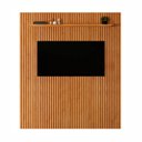 Ver mais imagens de Painel para TV até 75 Polegadas 100% MDF 228cm X 250cm Ripado sem Led com Prateleira Paris