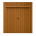 Ver mais imagens de Painel Ripado para TV até 75 Polegadas 100% MDF 228CMX250CM sem LED com Prateleira Paris Marrom