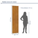 Ver imagem 5 de Painel de Tv Extensão Ripado Paris 217