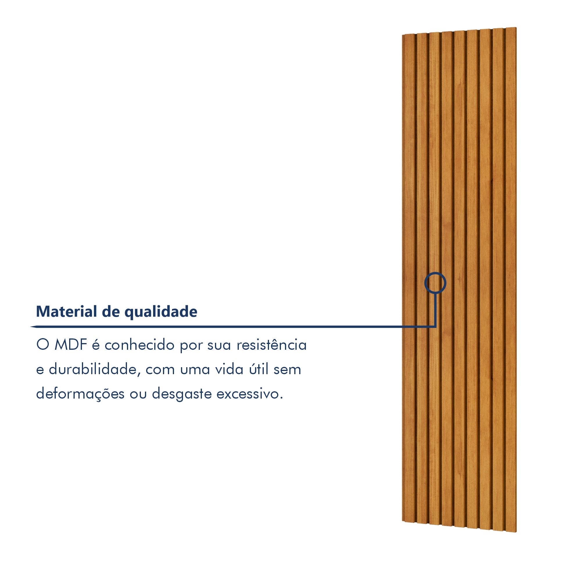 Painel de Tv Extensão Ripado Paris 2170 - 3