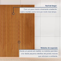 Painel de Tv Extensão Ripado Paris 250 - 2