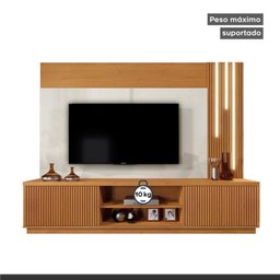 Estante para Tv e Home com Led Cascata 2 Portas Valencia - 5