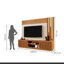 Ver imagem 6 de Estante para Tv e Home com Led Cascata 2 Portas Valencia