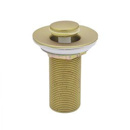 Kit Torneira Banheiro Bancada Dourado Luxo + 1 Válvula Click - 6