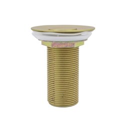 Kit Torneira Banheiro Bancada Dourado Luxo + 1 Válvula Click - 7