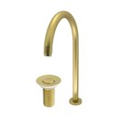 Ver imagem 1 de Kit Torneira Banheiro Bancada Dourado Luxo + 1 Válvula Click