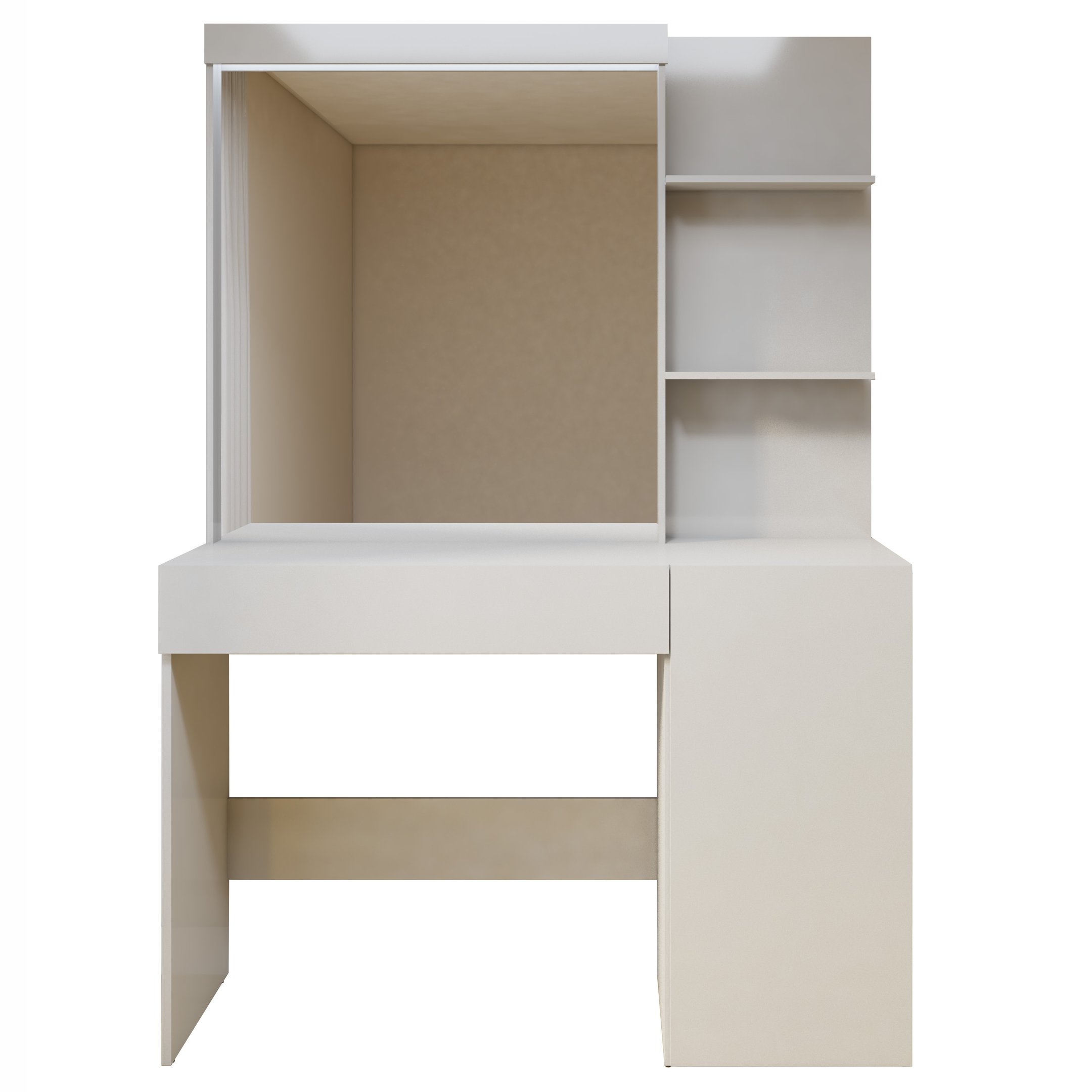Penteadeira Camarim 100% MDF Londres New - 11