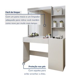 Penteadeira Camarim 100% MDF Londres New - 5