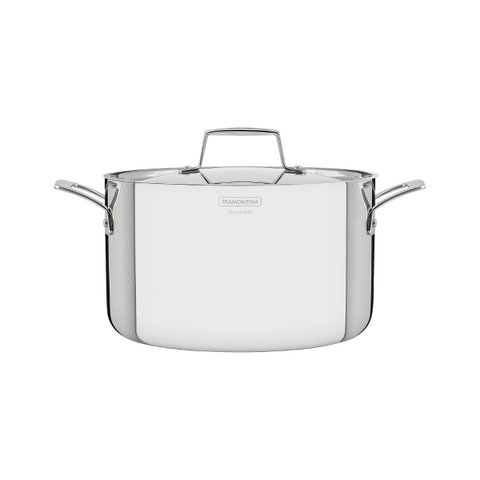 Caçarola Funda Tramontina Grano em Aço Inox 20cm 3,8L Indução