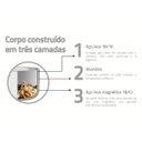 Ver imagem 4 de Caçarola Funda Tramontina Grano em Aço Inox 20cm 3,8L Indução