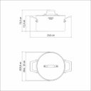 Ver imagem 6 de Caçarola Funda Tramontina Grano em Aço Inox 20cm 3,8L Indução