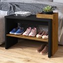 Ver imagem 1 de Sapateira Prática para Entrada - Banco com Espaço para Sapatos e Objetos