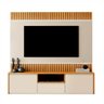 Estante Home para TV até 58 Polegadas Laqueado 100% MDF 180cm com Led 3 Gavetas Boreal  - 10