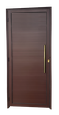 Ver imagem 1 de Porta Lambril c/Puxador D. Super Marrom Corten Dourado 80 Brimak