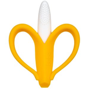 Massageador Mordedor de Gengiva Banana Bebê Buba