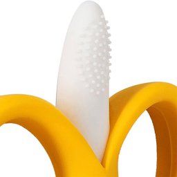 Massageador Mordedor de Gengiva Banana Bebê Buba - 4
