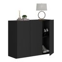 Ver imagem 2 de Sapateira 3 Portas Nina Multimóveis Preta