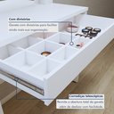 Ver imagem 4 de Penteadeira Camarim 100% MDF 180 X 110,3cm Requinte