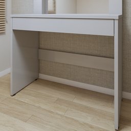 Penteadeira Camarim  100% MDF 180 X 110,3cm Requinte - 10