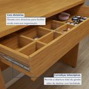 Ver imagem 4 de Penteadeira Camarim 100% MDF 180 X 110,3cm Requinte