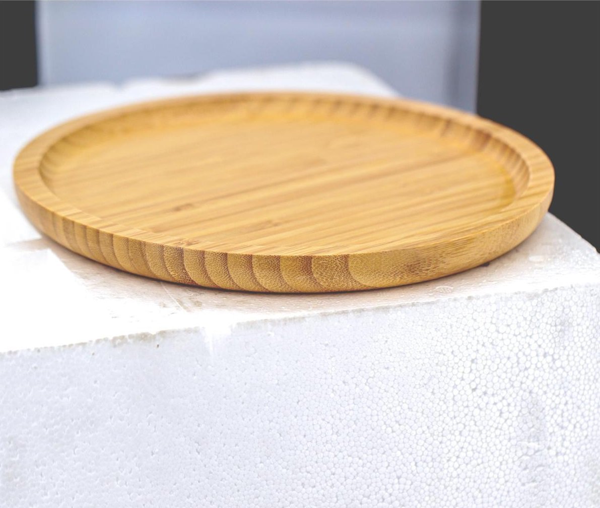 Bandeja Petisqueira Redonda Bambu Eco Prime 30cm - Tuut - 2