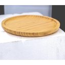 Ver imagem 2 de Bandeja Petisqueira Redonda Bambu Eco Prime 30cm - Tuut