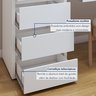 Penteadeira Camarim  100% MDF 184 X 136cm Anne - 7