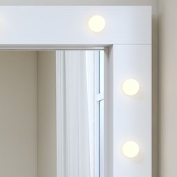 Penteadeira Camarim  100% MDF 184 X 136cm Anne - 12