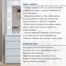 Penteadeira Camarim  100% MDF 184 X 136cm Anne - 14