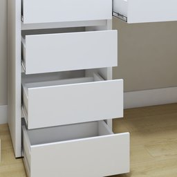 Penteadeira Camarim  100% MDF 184 X 136cm Anne - 11