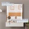 Penteadeira Camarim 1 Gaveta 100%MDF com Led Paris - 3
