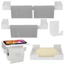 Ver imagem 2 de Kit de Acessórios para Banheiro Adesivo 5 Pcs Branco F.elg