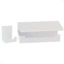 Ver imagem 4 de Kit de Acessórios para Banheiro Adesivo 5 Pcs Branco F.elg