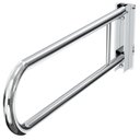 Ver imagem 1 de Barra de Apoio para Sanitário Articulada Cromada 70cm Fs