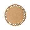 Kit 15 Base Redonda 15 Cm Mdf para Cesto Crochê Fio de Malha - 2