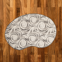 Ver imagem 4 de Tapete Organico Bean Antiderrapante 140x200cm para Quarto e Sala Cinnamon Roll São João