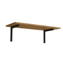 Ver imagem 4 de Modulado de Quarto Kit 4 Prateleiras Industrial Li009 21x72x29 Freijo/preto - Kappesberg