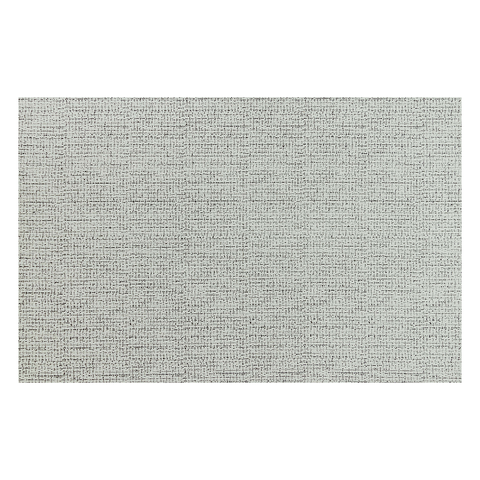 Tapete Retangular Alemanha Linha Milão Cinza 71% Algodão 29% Poliéster Base Antiderrapante Durável e