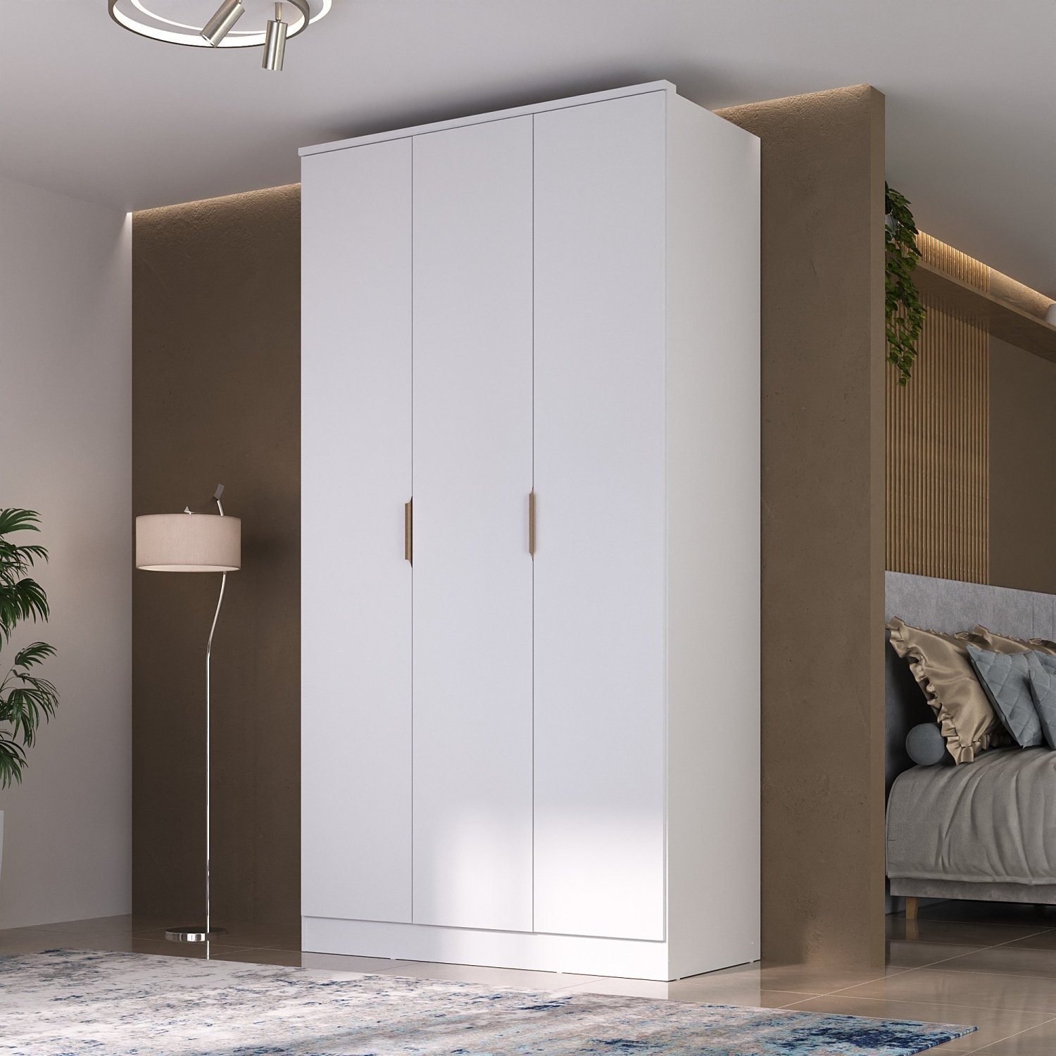 Guarda-roupa 3 Portas Mdf Ravi