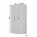 Ver imagem 4 de Guarda-roupa 3 Portas Mdf Ravi