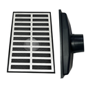 Ver imagem 1 de Ralo Pluvial 20x30 Aluminio com Tela Saída 3 Polegadas