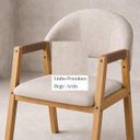 Ver mais imagens de Conjunto Jantar Mesa 180cm Oval + 6 Cadeiras Rustica Organica Cozinha Sala Grande:Linho Areia